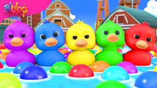 Five Little Ducks  Kids Songs  BluLoo Nursery Rhymes amp Kids Songs [upl. by Essej]