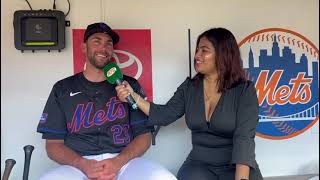 El lanzador de los Mets DavidPeterson quotEstamos jugando nuestro mejor béisbol ahora mismoquot [upl. by Aerb]