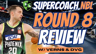 NBL SUPERCOACH  ROUND 8 REVIEW with Verns and DVG [upl. by Onez]