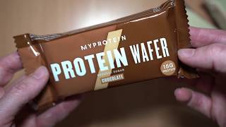 MyProtein Protein Wafer Review  The Protein Critic 2020 [upl. by Santa]