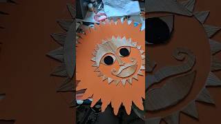 Sun Face Wall Decor 🌞✨️💫 shorts homedecor decoration walldecor [upl. by Roscoe955]