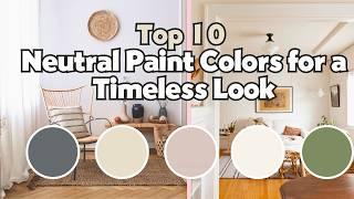 10 Best Neutral Paint Colors for a Timeless Look  2024 [upl. by Kenon]