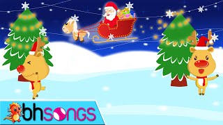 Jingle Bell song with lyrics and Lead Vocal  Christmas Song  Nursery Rhymes  Ultra HD 4K Video [upl. by Nagrom]