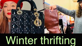 PT3 Thrifting For Winter…Boots  Lady Dior bag review ft COLESTORE [upl. by Engenia]