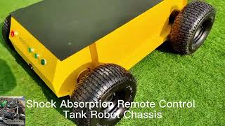 Affordable remote control rubber track grass mower for sale with best price [upl. by Floss]