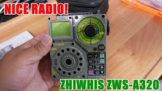 4万再生 ZHIWHISの新作多機能短波ラジオ ZWSA320 発売前最速レビュー [upl. by Aiksa]