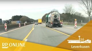 Unfallschwerpunkt A1 BurscheidLeverkusen [upl. by Waring]