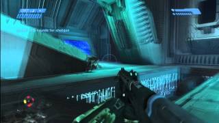 Halo Anniversary Legendary Walkthrough Mission 7  The Library [upl. by Shaughn]