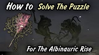 How To Solve The Puzzle For the Albinauric Rise GameplayWalkthrough [upl. by Enylrac]