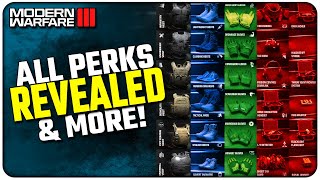 All MWIII Vests Perks Streaks amp More Revealed [upl. by Johnna]