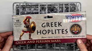 Let’s Look at Victrix Greek Hoplites  Plastic Miniature Review [upl. by Batsheva630]