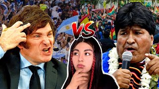 Evo Morales ATACA a los ARGENTINOS PERO Javier Milei RESPONDE con FUERTE MEDIDA contra BOLIVIANOS [upl. by Jacobsohn354]