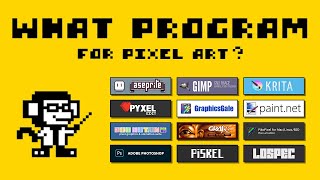 What Program to use for Pixel Art Paid and Free Software [upl. by Llerahs]