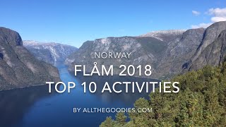 Flåm Top 10 Activities Norway  allthegoodiescom  cruiseflamcom [upl. by Wyck777]