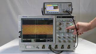 Tektronix DPO 7054 Digital Phosphor Oscilloscope A 74130 [upl. by Naanac]