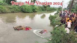 Durga Mata Ji ka Visarjan 2024 दुर्गा माता जी का भव्य विसर्जन 2024  Ugapur Nahar durgavisharjan [upl. by Fallon214]