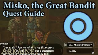 Zelda Breath of the Wild  Misko the Great Bandit  Quest Location and Guide [upl. by Rhys]