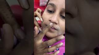 Face wax youtubeshorts facialhair like subscribe beauty facialwaxing [upl. by Aivital]