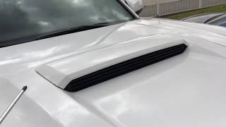 2017 Tacoma Trd  Vinyl Wrap Hood Scoop [upl. by Enovi]