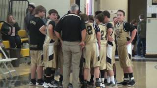 Hayesville Yellow Jacket Mite Basketball 44 vs Hiawassee Dam23 121016 [upl. by Nivled]