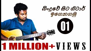 01 Beginner Guitar Lesson in Sinhala How To Play Your First Chord Lesson 01 [upl. by Phillip]