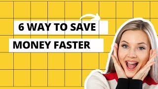 6 way to save money faster [upl. by Sera]