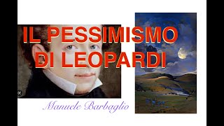 Il PESSIMISMO di Leopardi pessimismo storico cosmico eroico [upl. by Fraase]