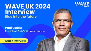 Wave UK 2024 – Interview with Paul Gabla [upl. by Lenuahs]