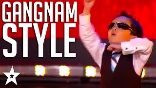 4 Year Old Kid Tristan Dances Gangnam Style on Belgiums Got Talent  Got Talent Global [upl. by Ecnahc678]