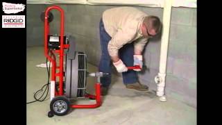 Correct use of the K750R Drain Cleaning Machine [upl. by Siaht]