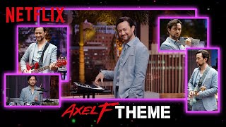 Joseph GordonLevitt’s Beverly Hills Cop Theme Remix  Beverly Hills Cop Axel F  Netflix [upl. by Hopkins]