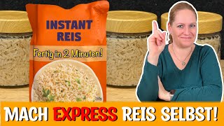 Expressreis adé So einfach machst Du Instant Reis selbst 🍚 🤗 [upl. by Anehsak]