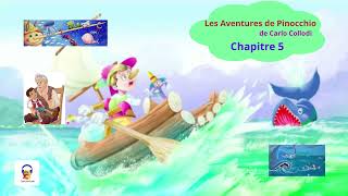 Les aventures de Pinocchio  Chapitre 5  Carlo Collodi [upl. by Capps]