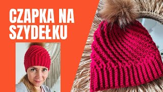 Czapka na szydełku Crochet winter cap [upl. by Nref]