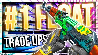 TRADING UP TO 1 FLOAT SKINS WE MADE HISTORY [upl. by Anilet]