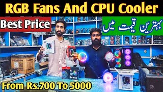 RGB Fans And CPU Cooler Price In Pakistan 2021  Budget RGB Fans And Liquid Cooler In Pakistan [upl. by Feilak197]