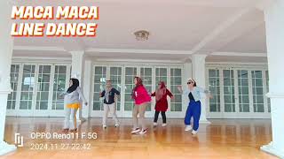 MACA MACA  Line Dance  Improver  Shane Mckeever amp Adam  TMS Purwokerto [upl. by Risley]