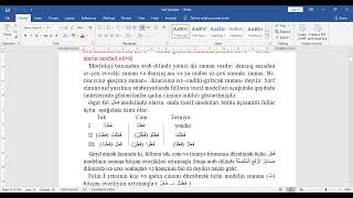 E A HÜSEYNZADƏ ərəb dilinin morfologiya sərf bəhsi 6cı dərs [upl. by Aicsila]