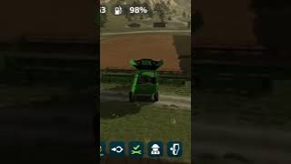 FS 23  Field Harvesting  fs23 farming gaming [upl. by Ilowell]