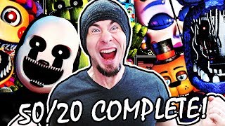 5020 MODE COMPLETE  FNAF ULTIMATE CUSTOM NIGHT  Everything FINISHED [upl. by Curkell198]