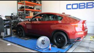 BMW X6 50i dyno run w Dinan tune [upl. by Biebel]