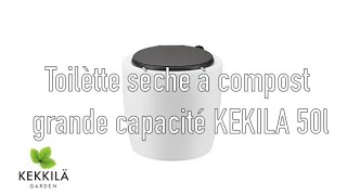 Toilette sèche à compost grande capacité Kekkila 50L [upl. by Kusin35]