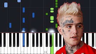 Lil Peep  Runaway Piano Tutorial [upl. by Jacobah844]