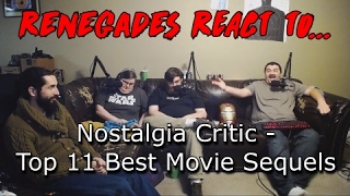 Renegades React to Nostagia Critic  Top 11 Best Movie Sequels [upl. by Xenophon]