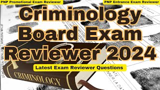 Criminology Board Exam Reviewer Criminology Part 3 [upl. by Enaamuj]