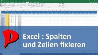 Excel  mehrere Zeilen und Spalten fixieren [upl. by Rupert881]