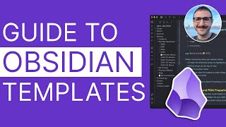 How to create a template in Obsidian Beginners Tutorial [upl. by Cesya917]