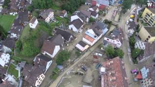 Hochwasser in Altstätten SG [upl. by Eittol]