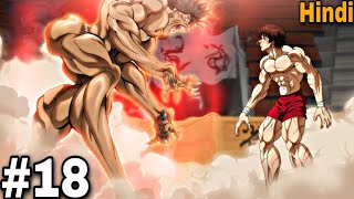 Baki hanma season 2 episode 18 Explained In Hindi  baki Hanma son of ogre Season 2 episode 18 [upl. by Samau881]