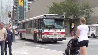 Toronto TTC 1996 Orion V Buses Operating On 509 Harbourfront [upl. by Ahsenav]